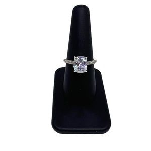 Diamonique 57 Facet Hope Cut Solitaire Ring